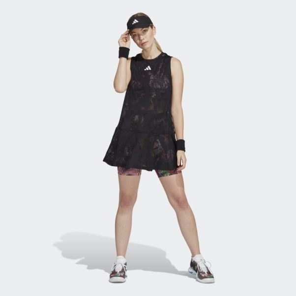 Robe De Tennis Melbourne Noir Adidas