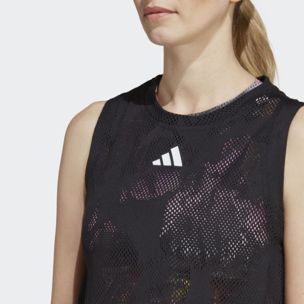 Robe De Tennis Melbourne Noir Adidas