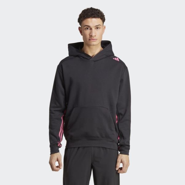 Conçu Pour L'entraînement Sweat à Capuche Pro Series Hiit Organisé Par Cody Rigsby Adidas Noir