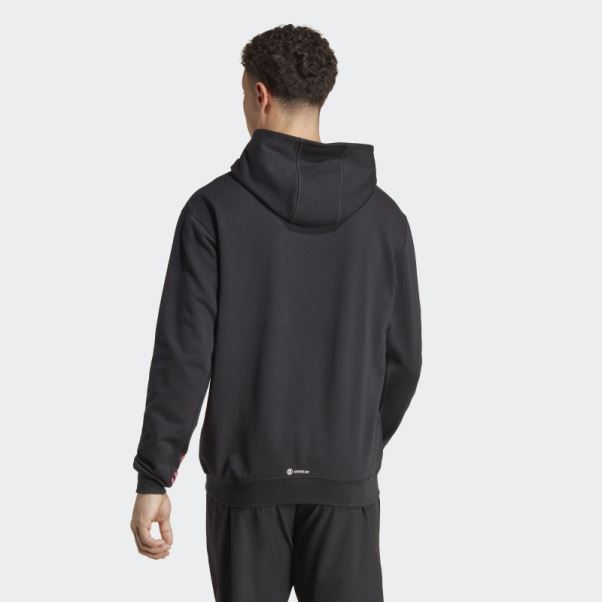 Conçu Pour L'entraînement Sweat à Capuche Pro Series Hiit Organisé Par Cody Rigsby Adidas Noir