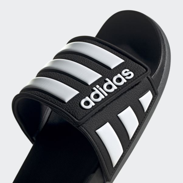 Claquettes Ajustables Adidas Adilette Comfort Noires