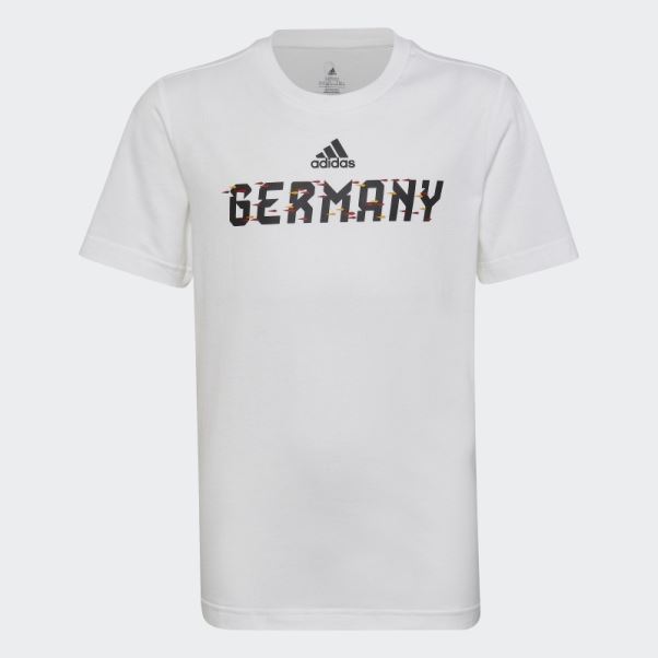 T-shirt Adidas Coupe Du Monde Fifa 2022 Allemagne Blanc
