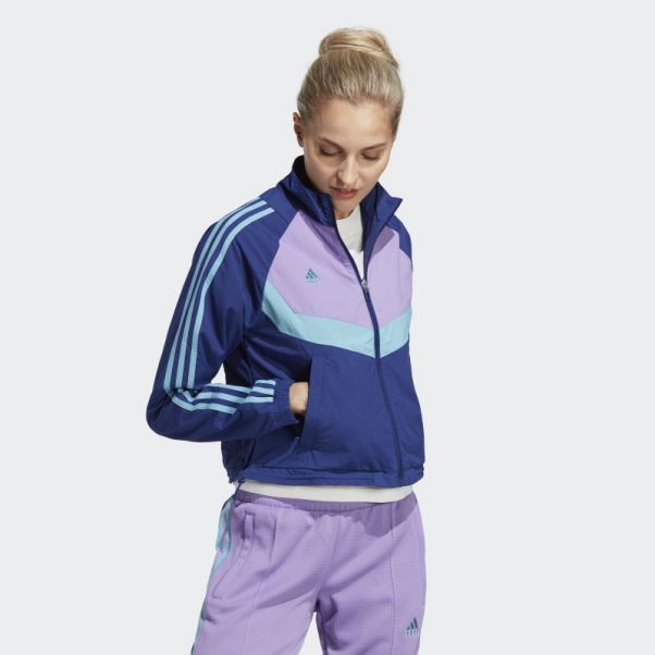 Veste Tissée Tiro Bleu Victoire Adidas