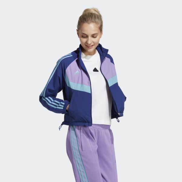 Veste Tissée Tiro Bleu Victoire Adidas