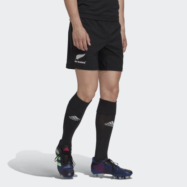 Adidas All Blacks Short De Rugby Domicile Blanc
