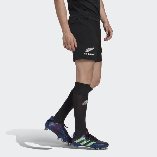 Adidas All Blacks Short De Rugby Domicile Blanc