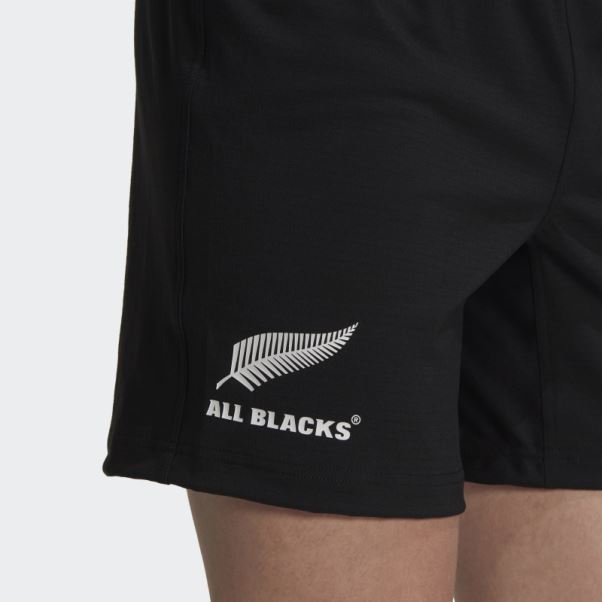 Adidas All Blacks Short De Rugby Domicile Blanc