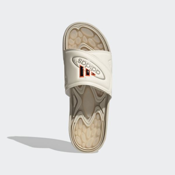 Sandales Reptossage Adidas Blanc