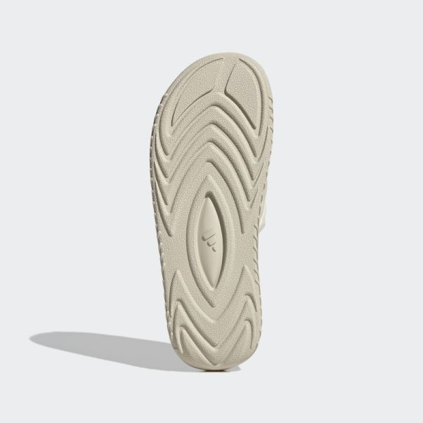 Sandales Reptossage Adidas Blanc