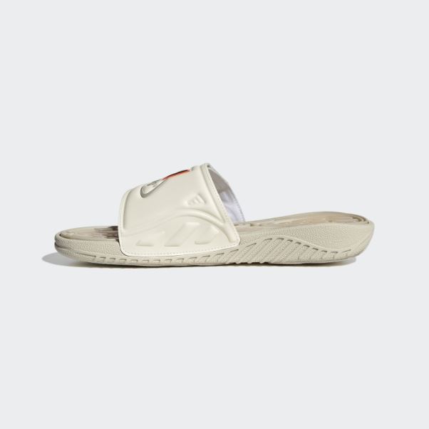 Sandales Reptossage Adidas Blanc