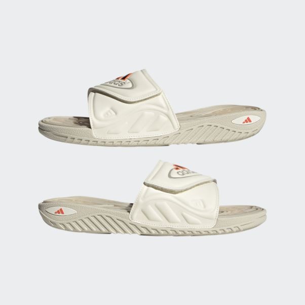 Sandales Reptossage Adidas Blanc