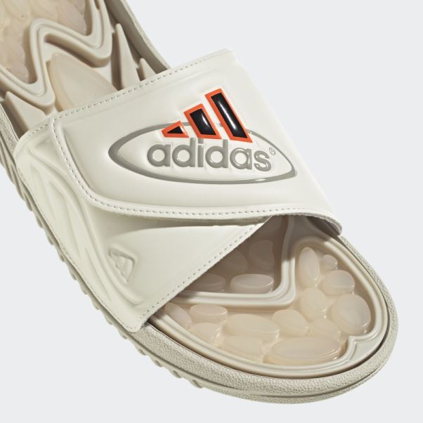 Sandales Reptossage Adidas Blanc