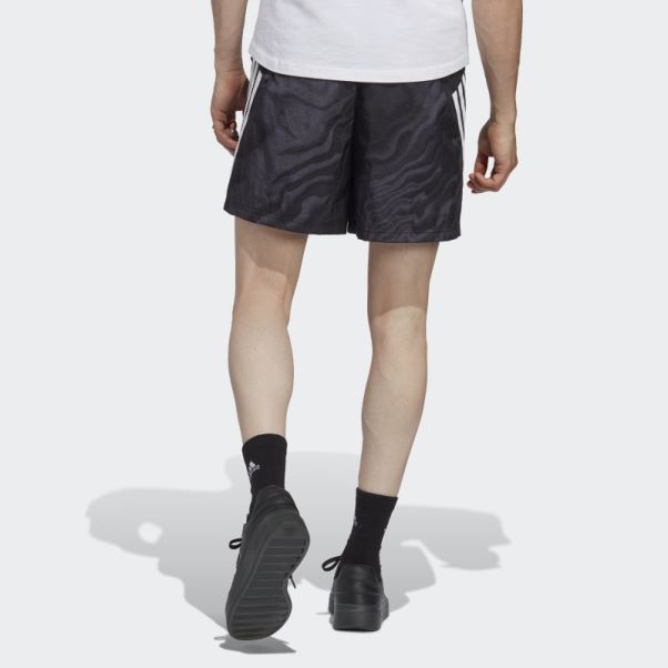 Future Icons Allover Print Short Adidas Noir