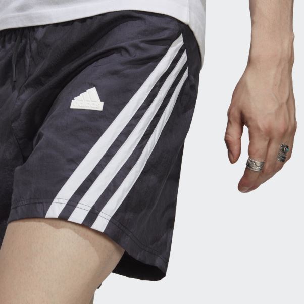 Future Icons Allover Print Short Adidas Noir