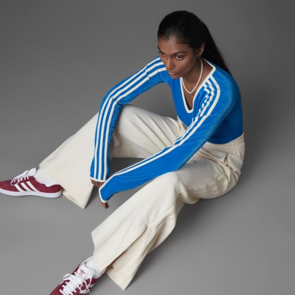 Adicolor Heritage Now Body Manches Longues Oiseau Bleu Adidas