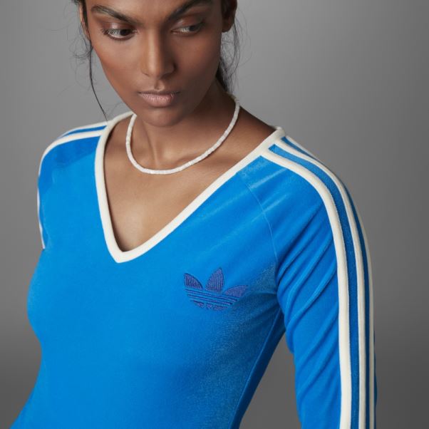 Adicolor Heritage Now Body Manches Longues Oiseau Bleu Adidas