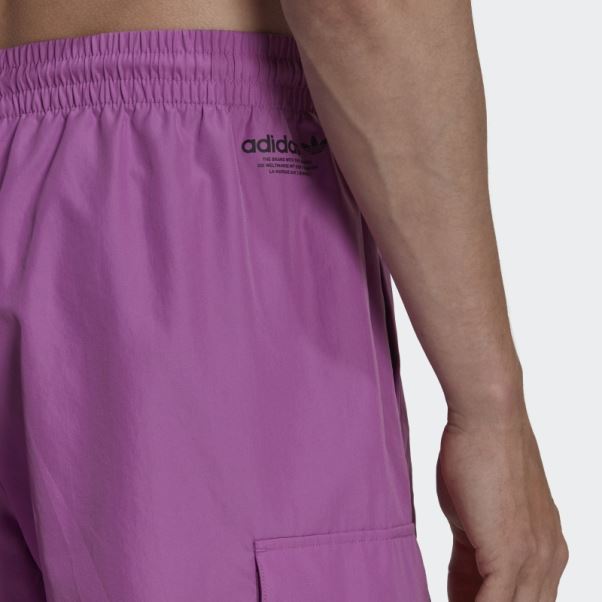Short Cargo Adidas Hyperreal Lilas