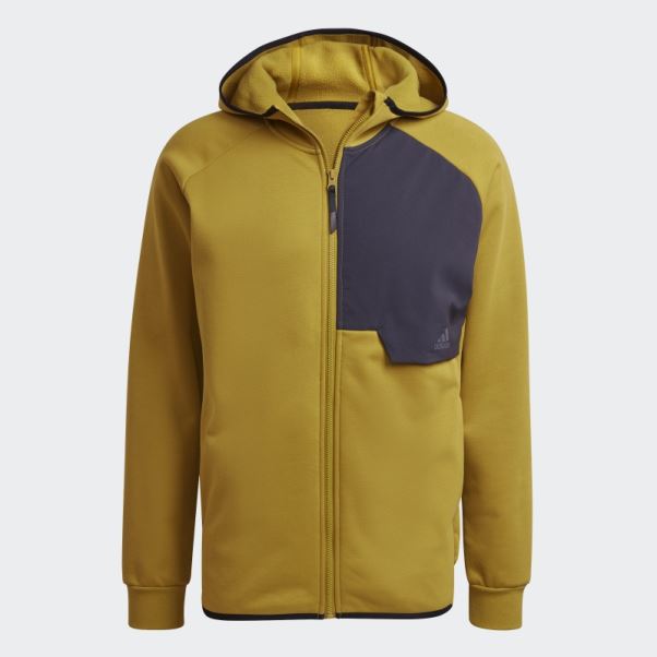 X-city Sweat à Capuche Entièrement Zippé Adidas Olive