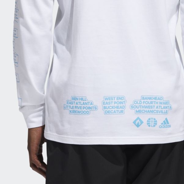 T-shirt Graphique Trae Blanc Adidas