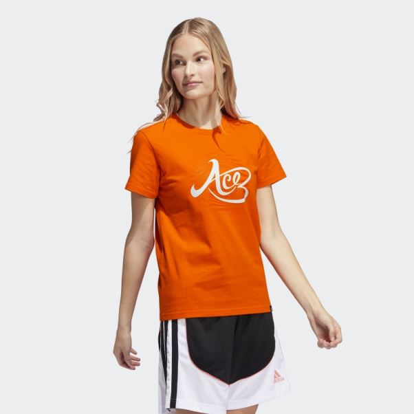 Tee Shirt Adidas Ace Fdtn Orange