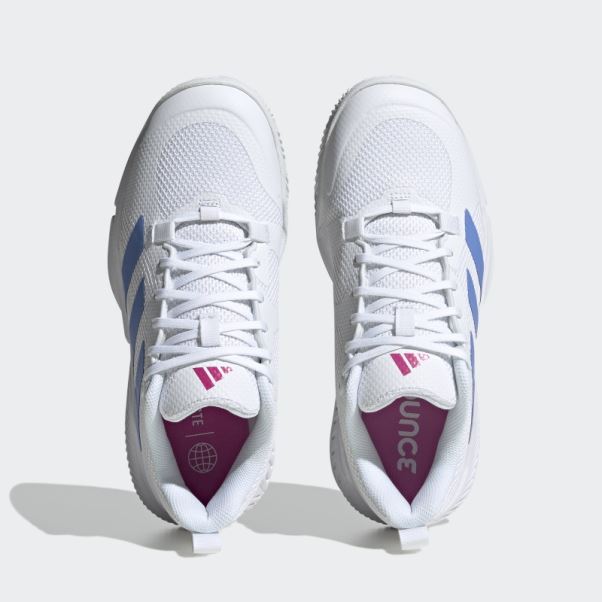 Chaussures Adidas Court Team Bounce 2.0 Blanc