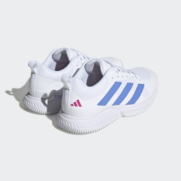 Chaussures Adidas Court Team Bounce 2.0 Blanc