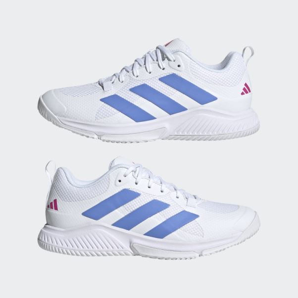 Chaussures Adidas Court Team Bounce 2.0 Blanc
