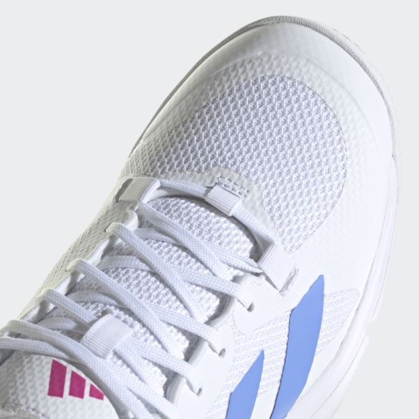 Chaussures Adidas Court Team Bounce 2.0 Blanc