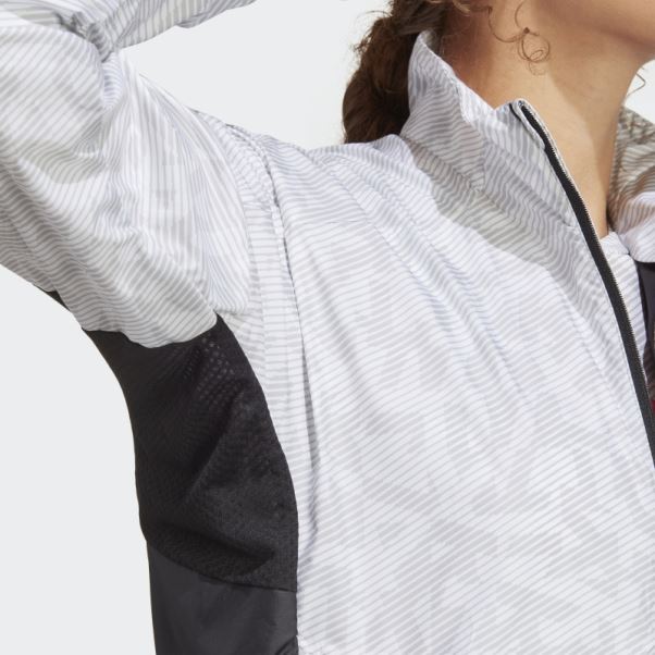 Coupe Vent Adidas Terrex Trail Running Blanc