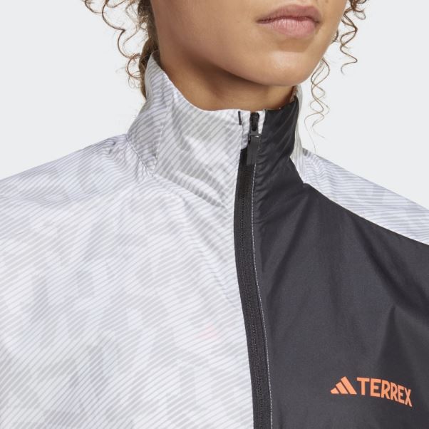 Mode Adidas Terrex Trail Running Coupe-vent Gris