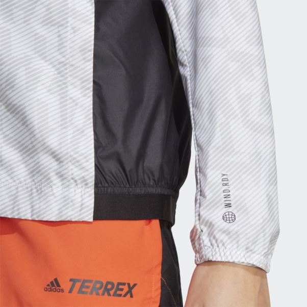 Mode Adidas Terrex Trail Running Coupe-vent Gris