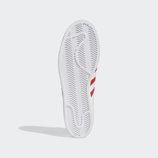 Adidas Superstar Chaussures Rouge Mode