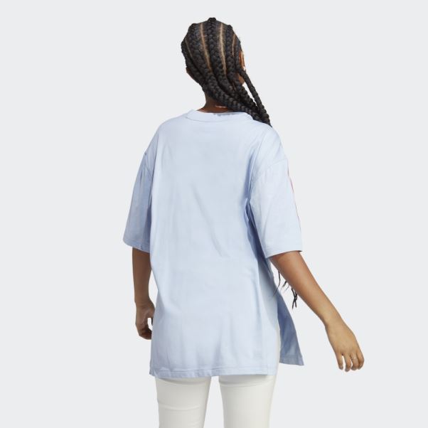T-shirt Oversize De Danse De L'aube Bleu Adidas