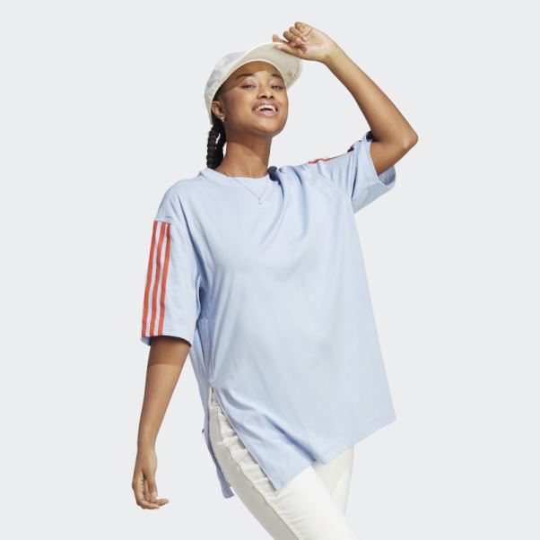 T-shirt Oversize De Danse De L'aube Bleu Adidas