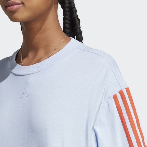 T-shirt Oversize De Danse De L'aube Bleu Adidas