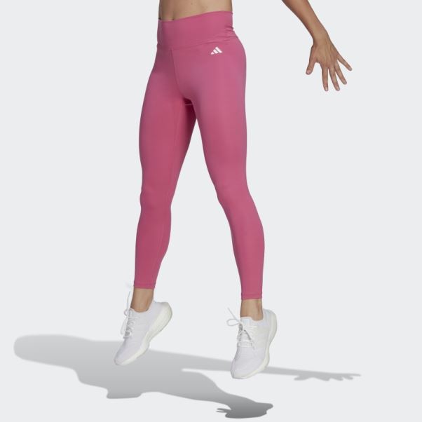 Adidas Training Essentials Legging Taille Haute 7/8 Fuchsia