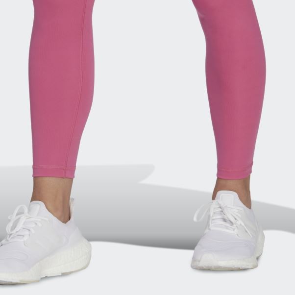 Adidas Training Essentials Legging Taille Haute 7/8 Fuchsia