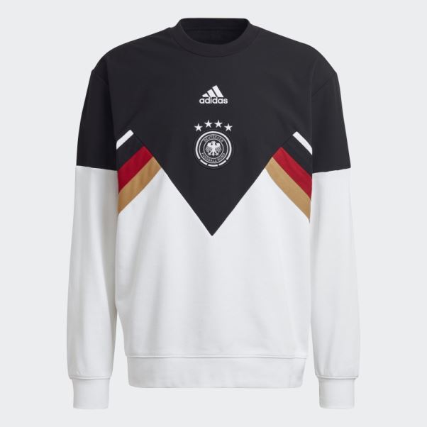 Sweat Allemagne Icon Crew Noir Adidas