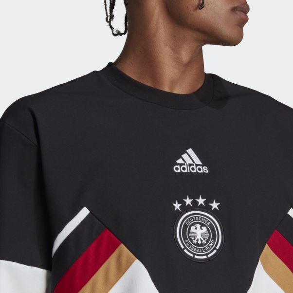 Sweat Allemagne Icon Crew Noir Adidas