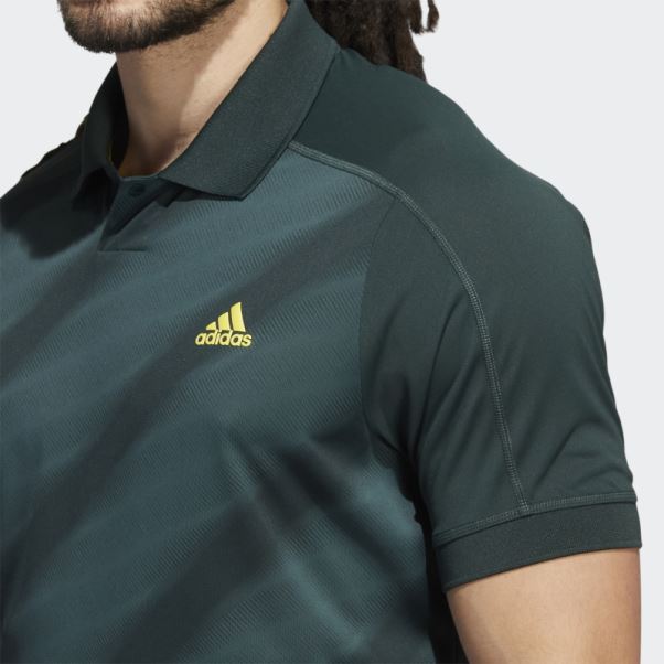 Polo Vert Imprimé Adidas