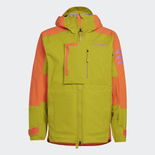 Veste De Randonnée Adidas Terrex Xploric Rain.rdy Olive