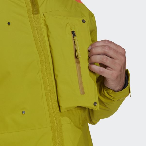 Veste De Randonnée Adidas Terrex Xploric Rain.rdy Olive