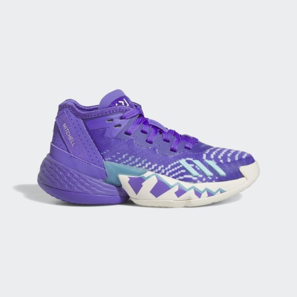 Violet Rush Adidas D.o.n. Numéro 4 Chaussures De Basket