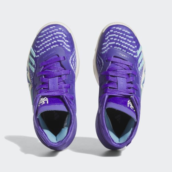 Violet Rush Adidas D.o.n. Numéro 4 Chaussures De Basket