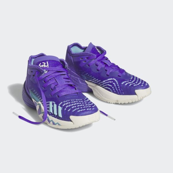 Violet Rush Adidas D.o.n. Numéro 4 Chaussures De Basket