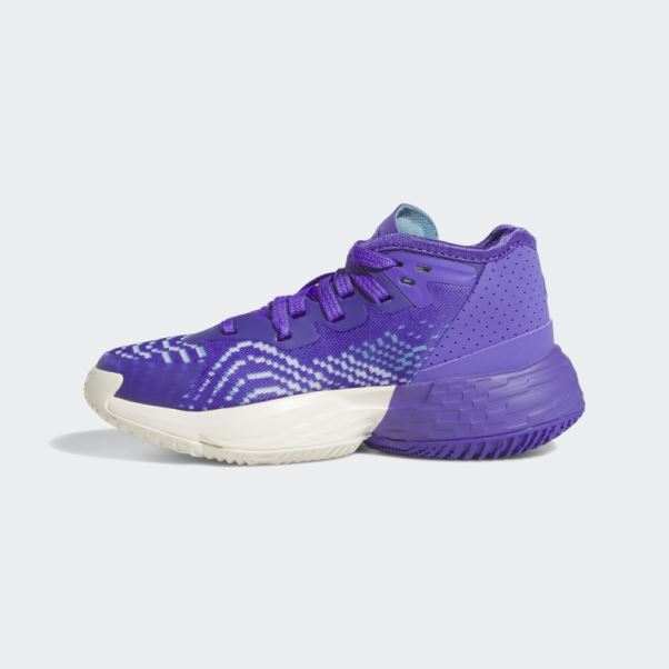 Violet Rush Adidas D.o.n. Numéro 4 Chaussures De Basket