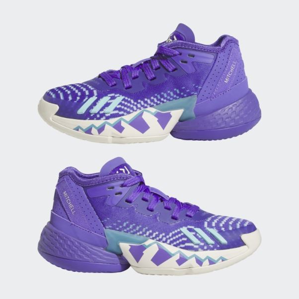 Violet Rush Adidas D.o.n. Numéro 4 Chaussures De Basket