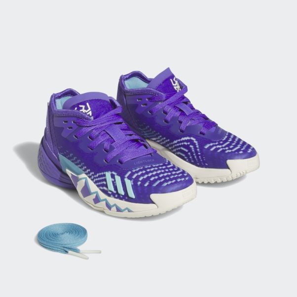 Violet Rush Adidas D.o.n. Numéro 4 Chaussures De Basket