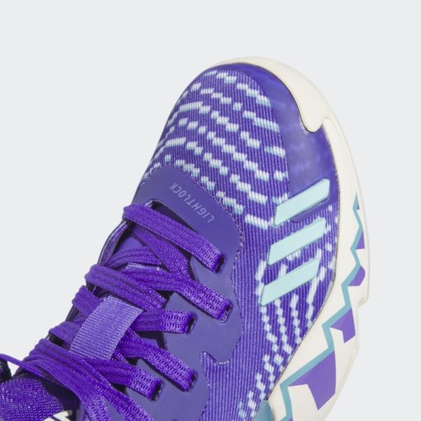 Violet Rush Adidas D.o.n. Numéro 4 Chaussures De Basket