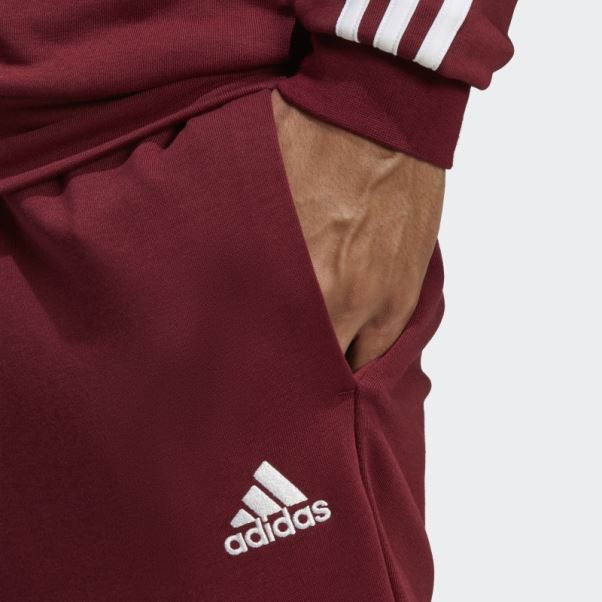 Survêtement Basic 3-stripes French Terry Rouge Adidas